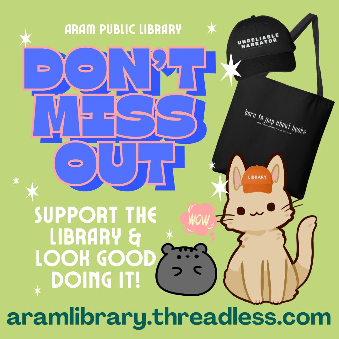 Visit the Aram Public Library Shop.