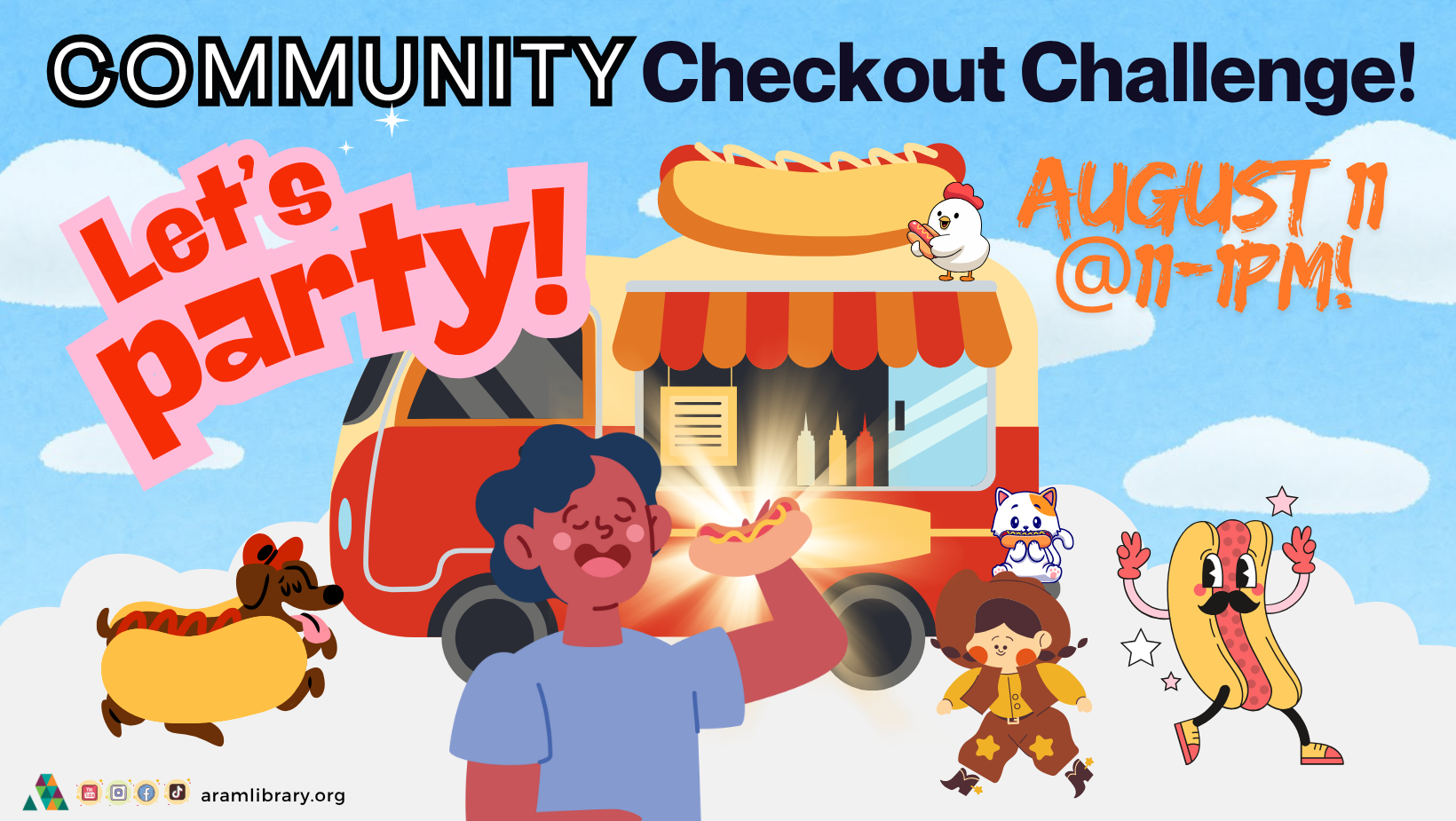 Come celebrate at the Community Checkout Challenge Party.