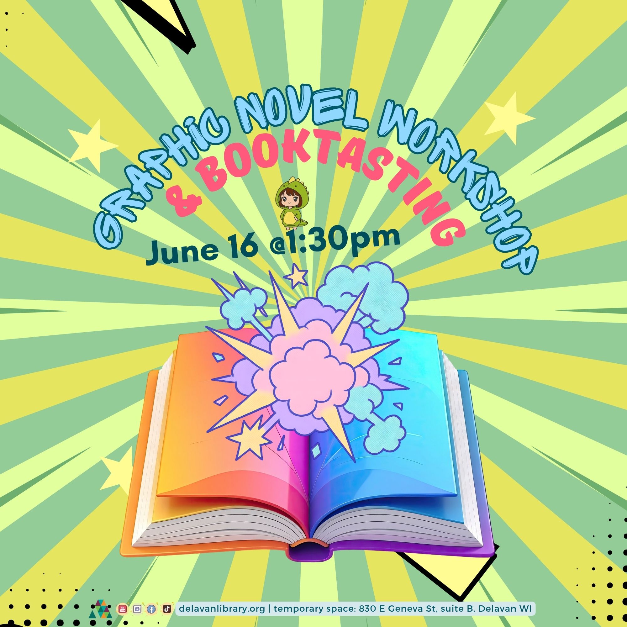 Graphic Novel Workshop & Booktasting!