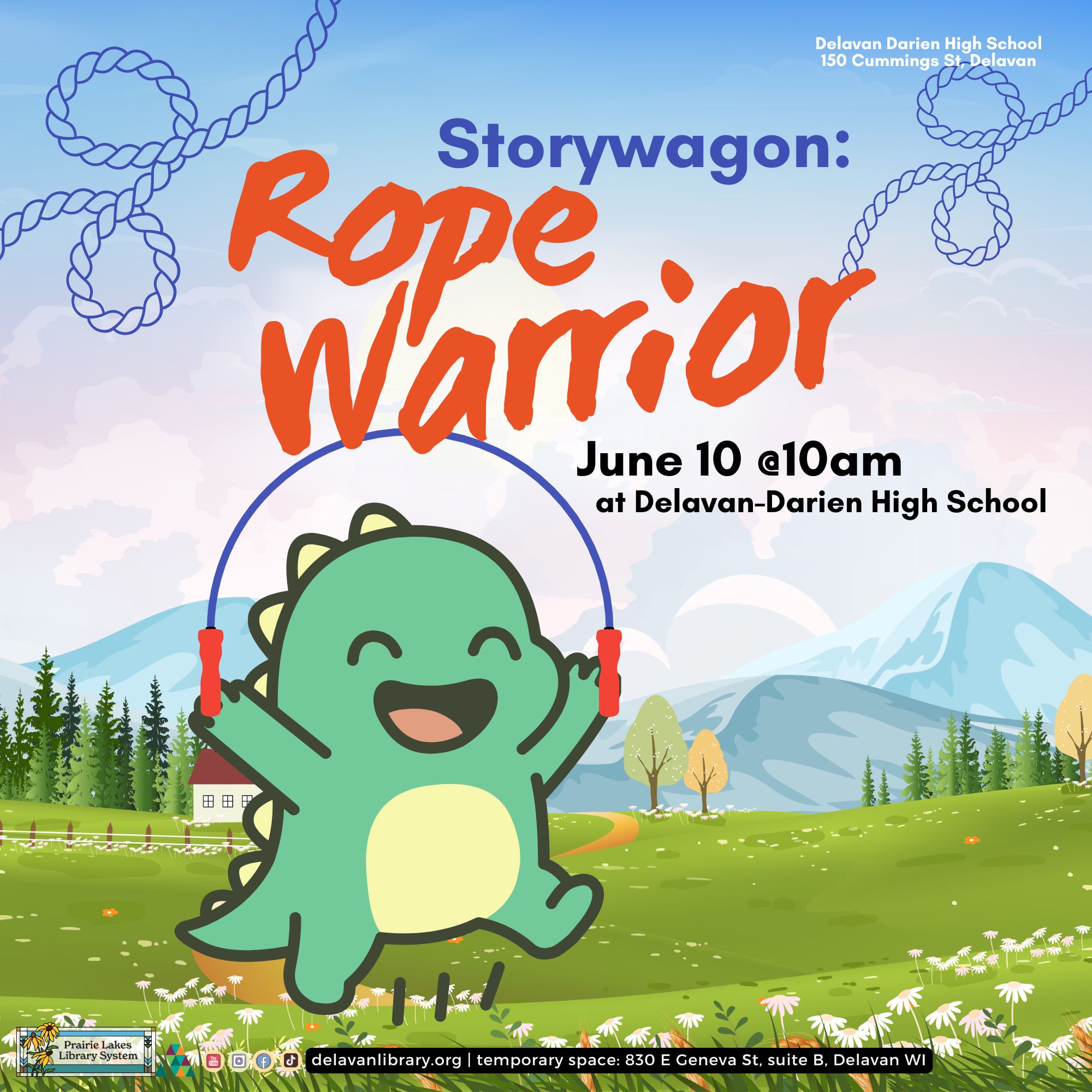 Prairie Lakes Library System's Storywagon Series: Rope Warrior