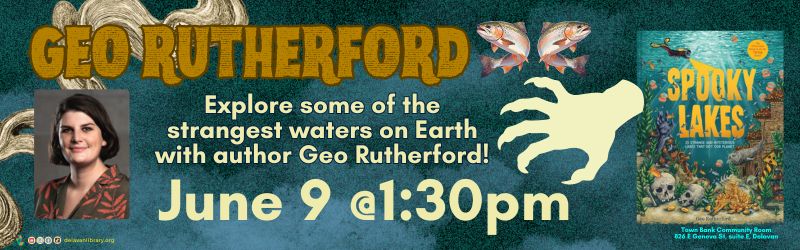 Author & Illustrator Geo Rutherford visits! Explore some of the strangest waters on Earth with us!