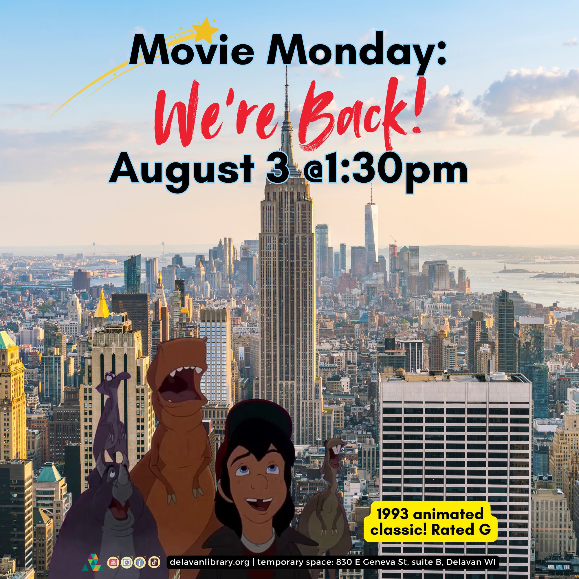Movie Monday: We're Back rated G