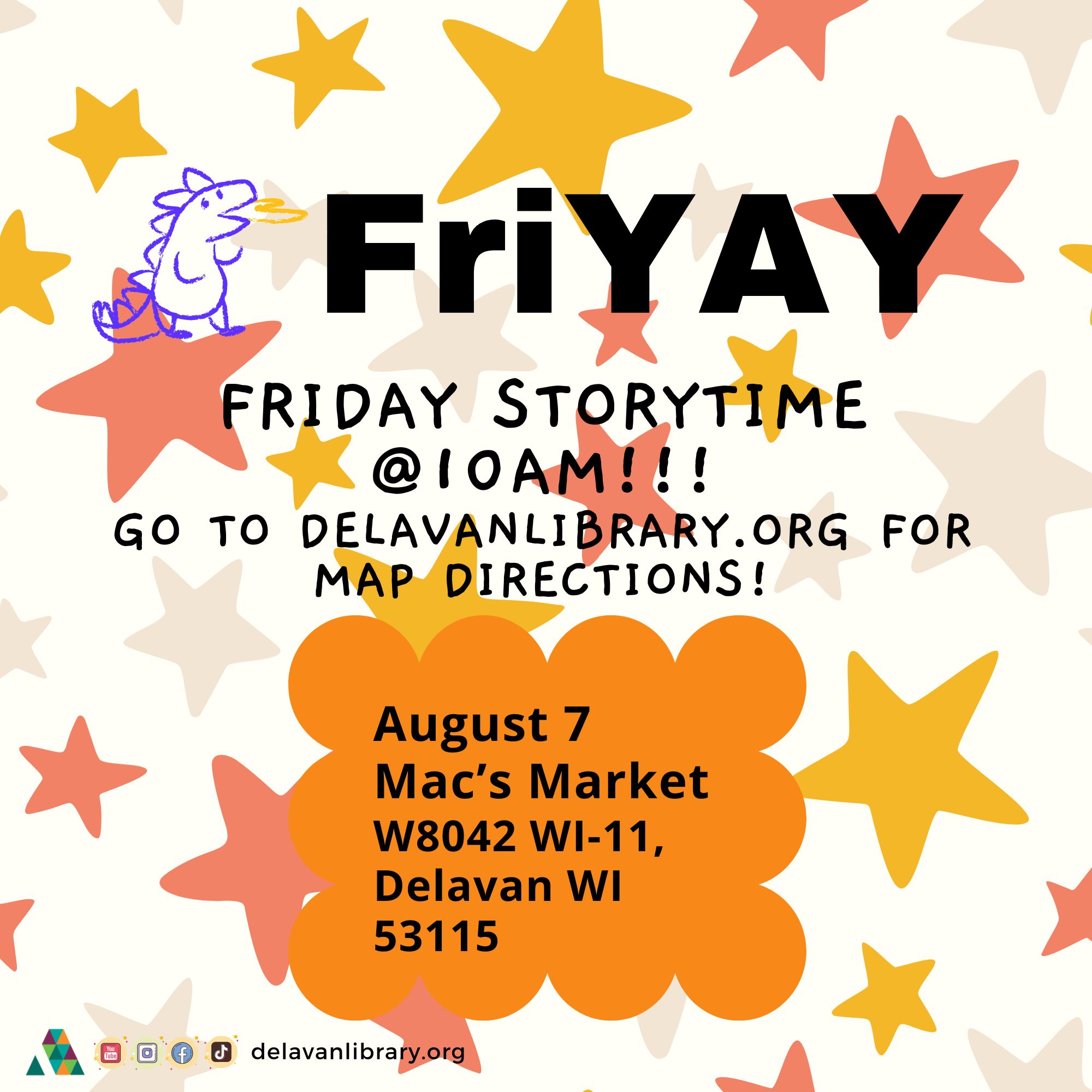 The last FriYay Storytime at Mac's Market