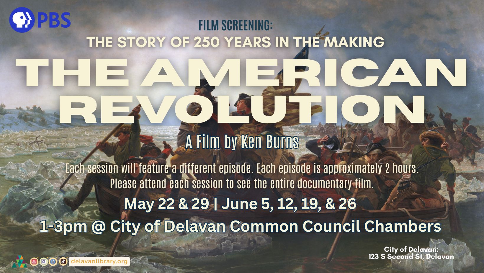 Delavan Public Library event: Film Screening - Ken Burns 