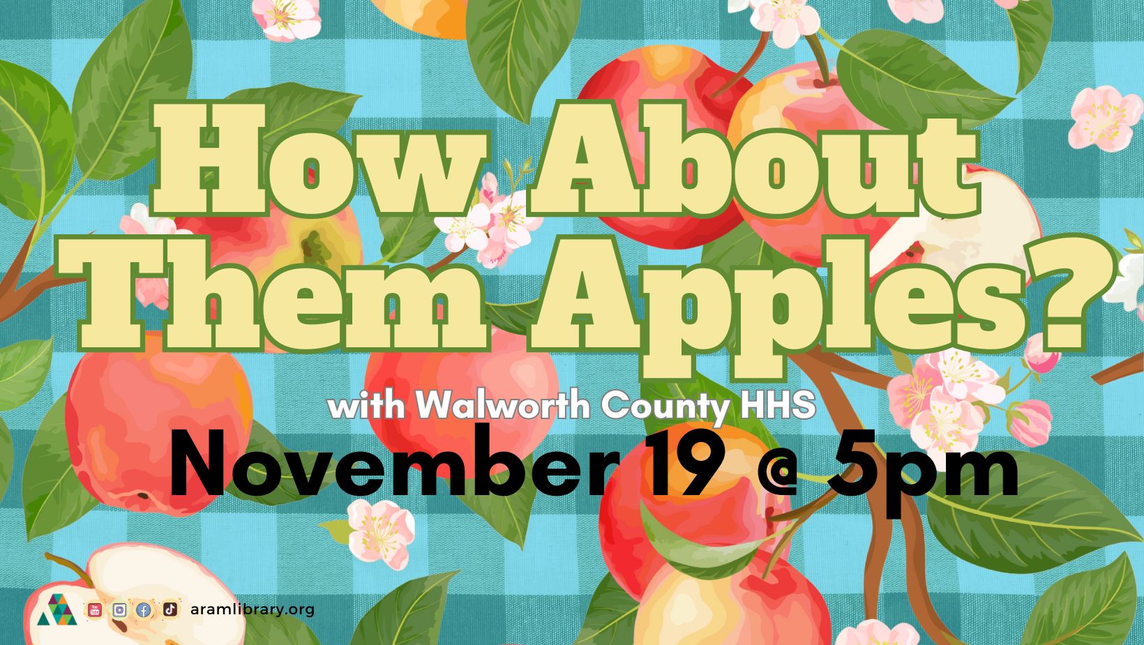 How about them apples with Walworth County HSS at 5pm.