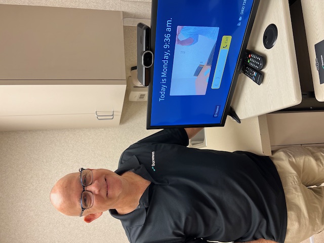 Sorenson employee, Walter who installed our equipment.