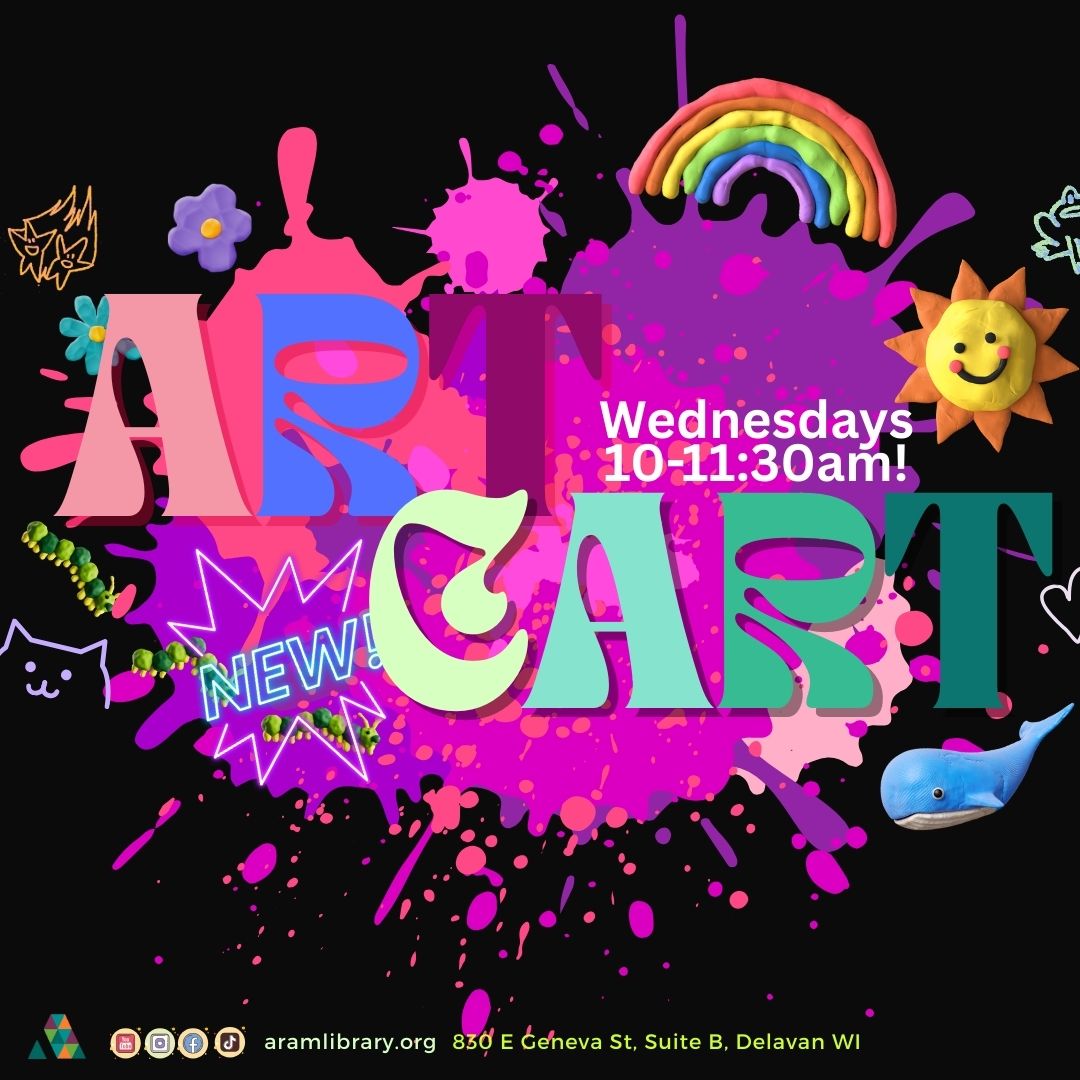 Art Cart at APL every Wednesday from 10-11:30am.