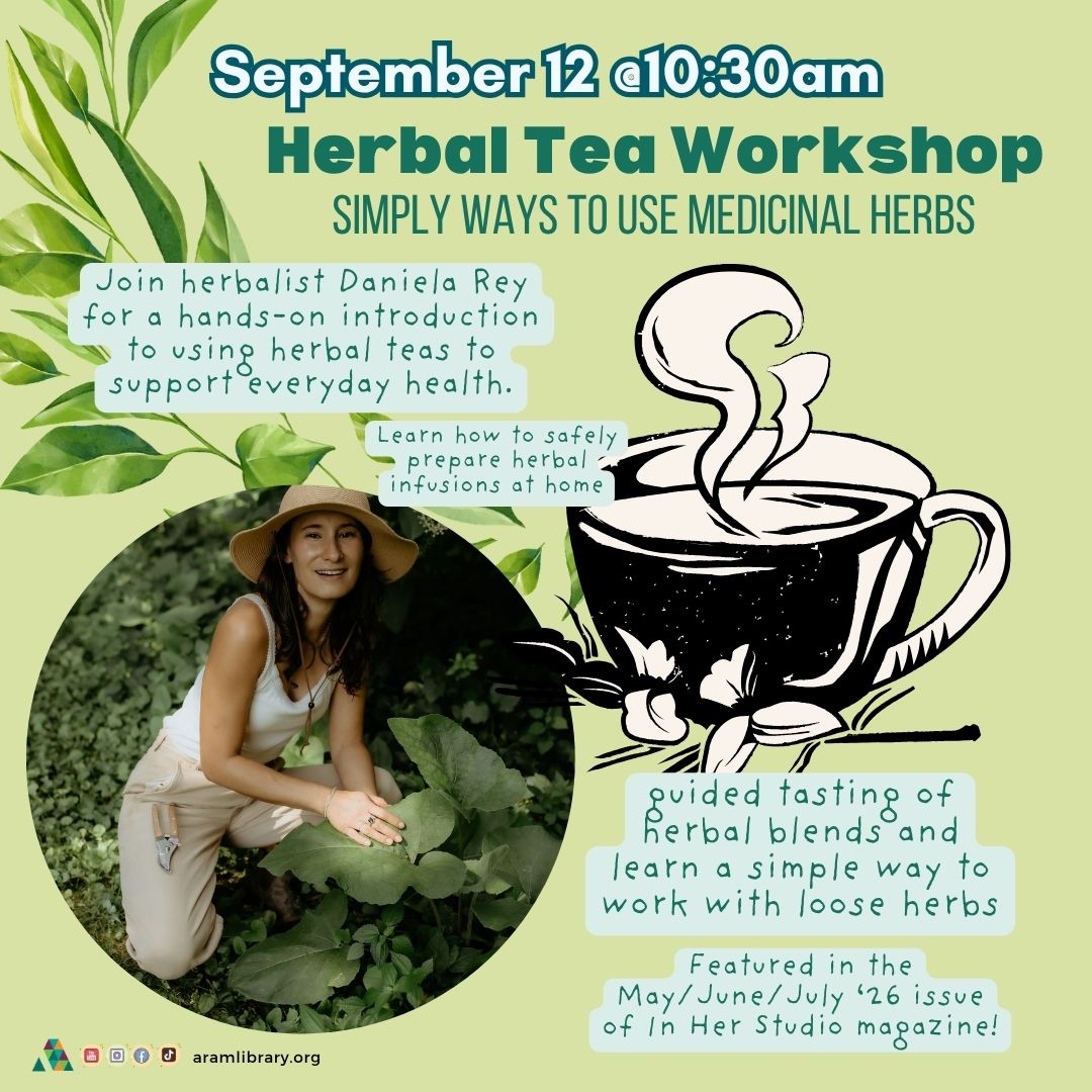 Herbal Tea Workshop with Daniel Rey.